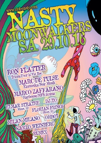 Flyer für Nasty am 29.10.2016