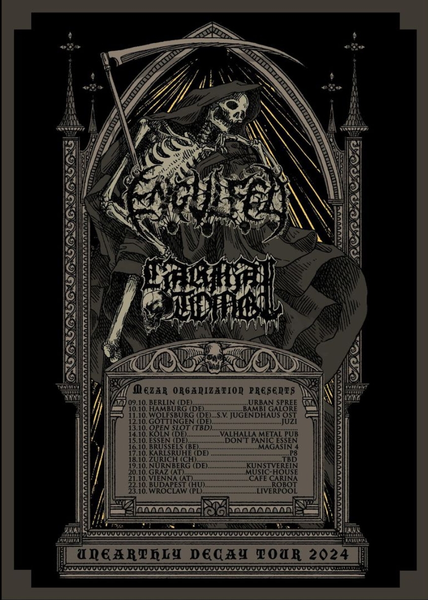 Engulfed, Carnal Tomb, Stillborn Soiled