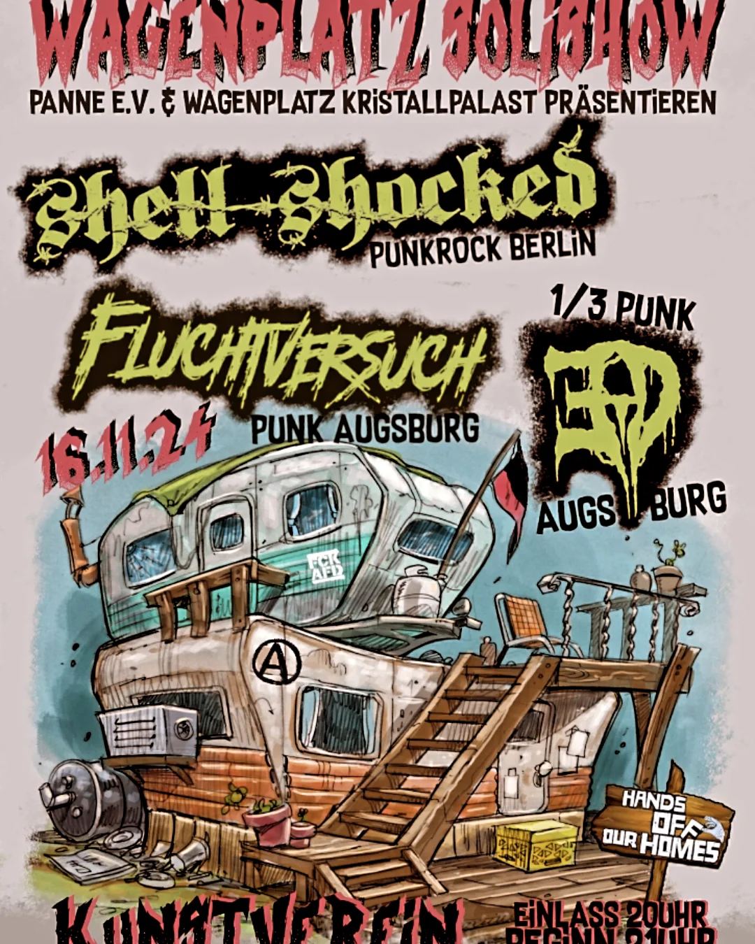 Shell Shocked + Fluchtversuch + 1/3 Punk