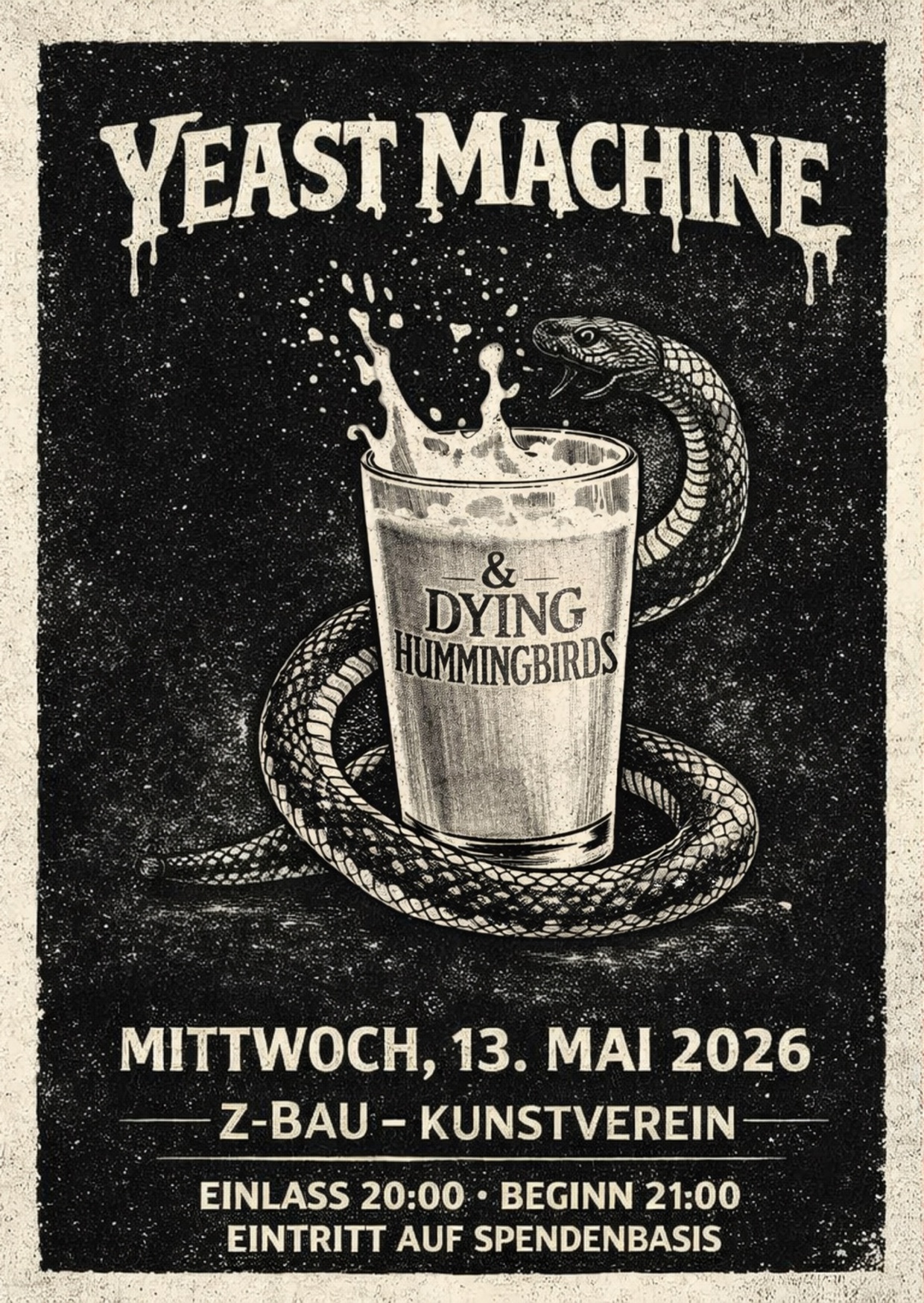 Yeast Machine + Dying Hummingbirds