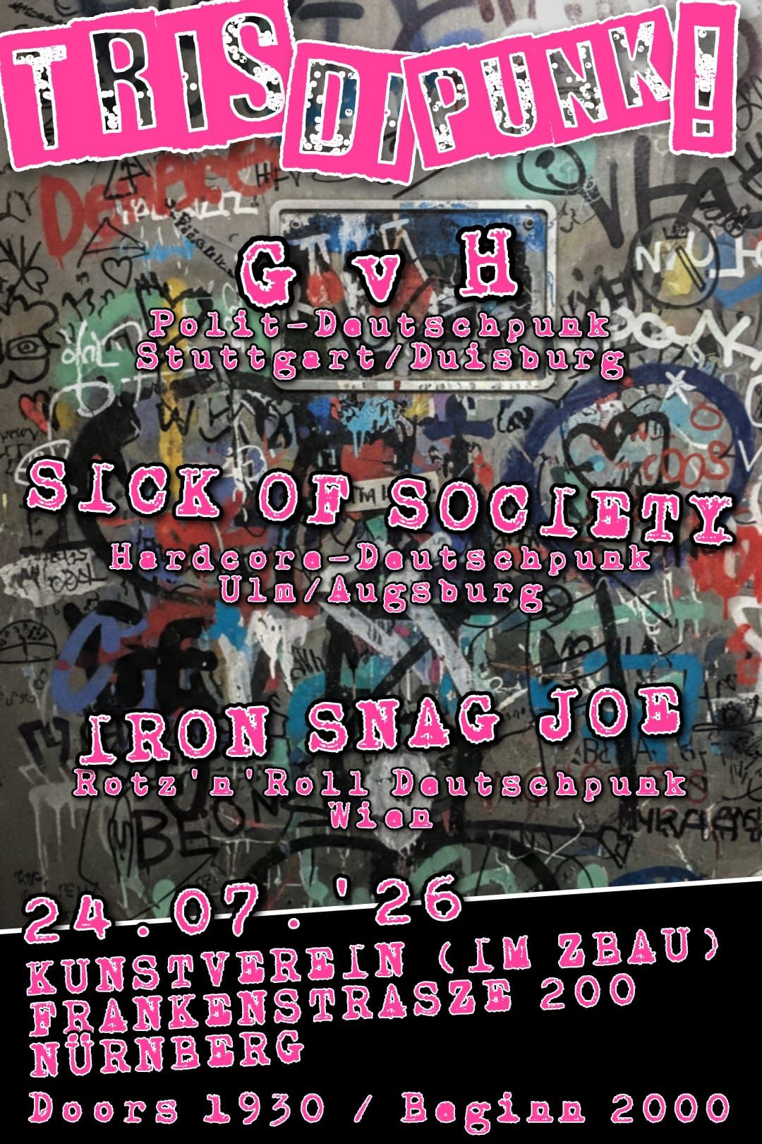 GvH, SICK OF SOCIETY, IRON SNAG JOE