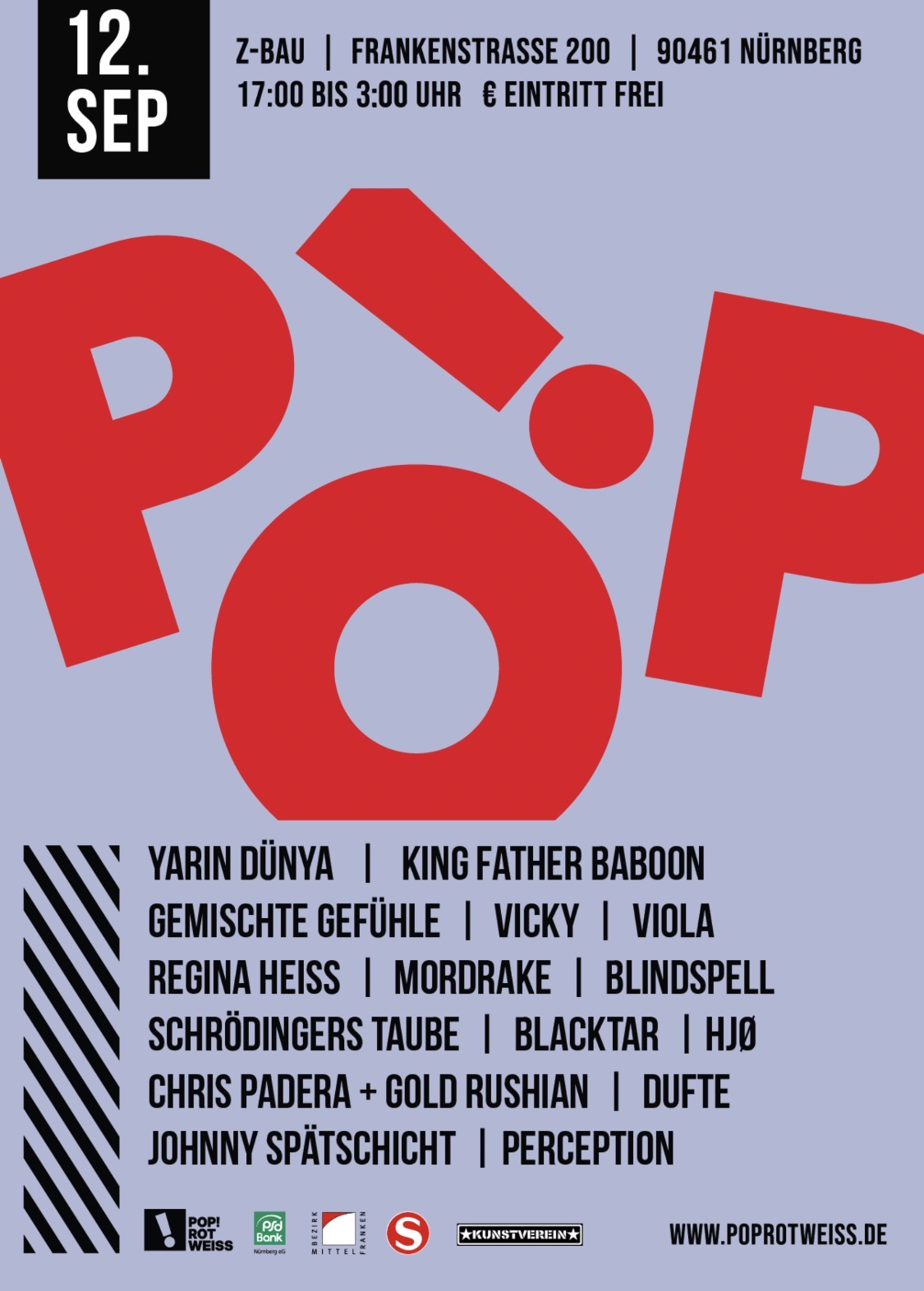 Pop Rot Weiss