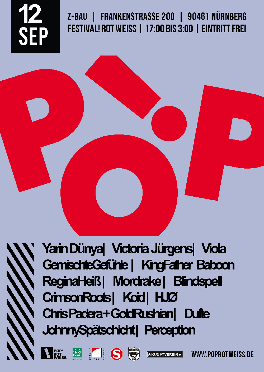 Pop Rot Weiss
